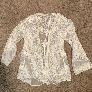 Lace layering peice